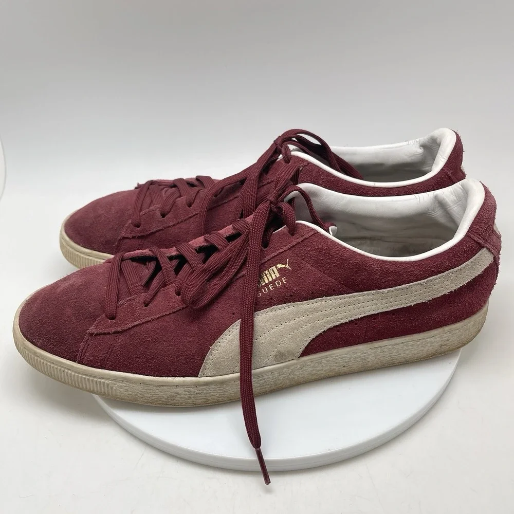 Puma Sneakers Mens 13 Classic XXI Cabernet Red Suede 374915-06‎ Casual Shoes